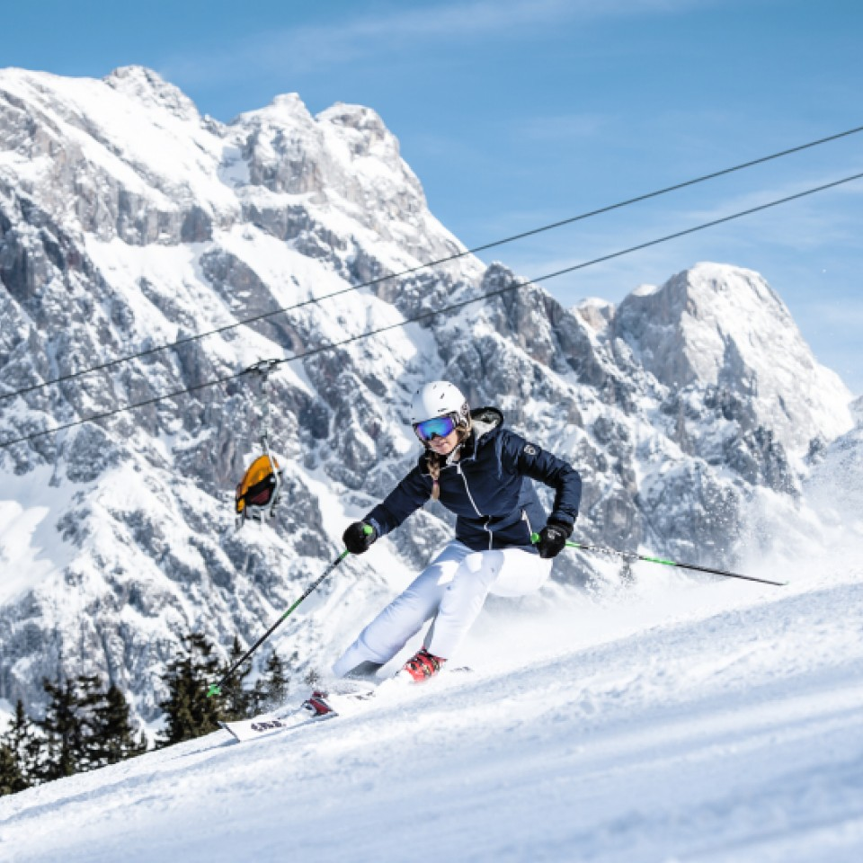 Perfekte Pisten beim Skifahren am Hochkönig - Hotel Eder
